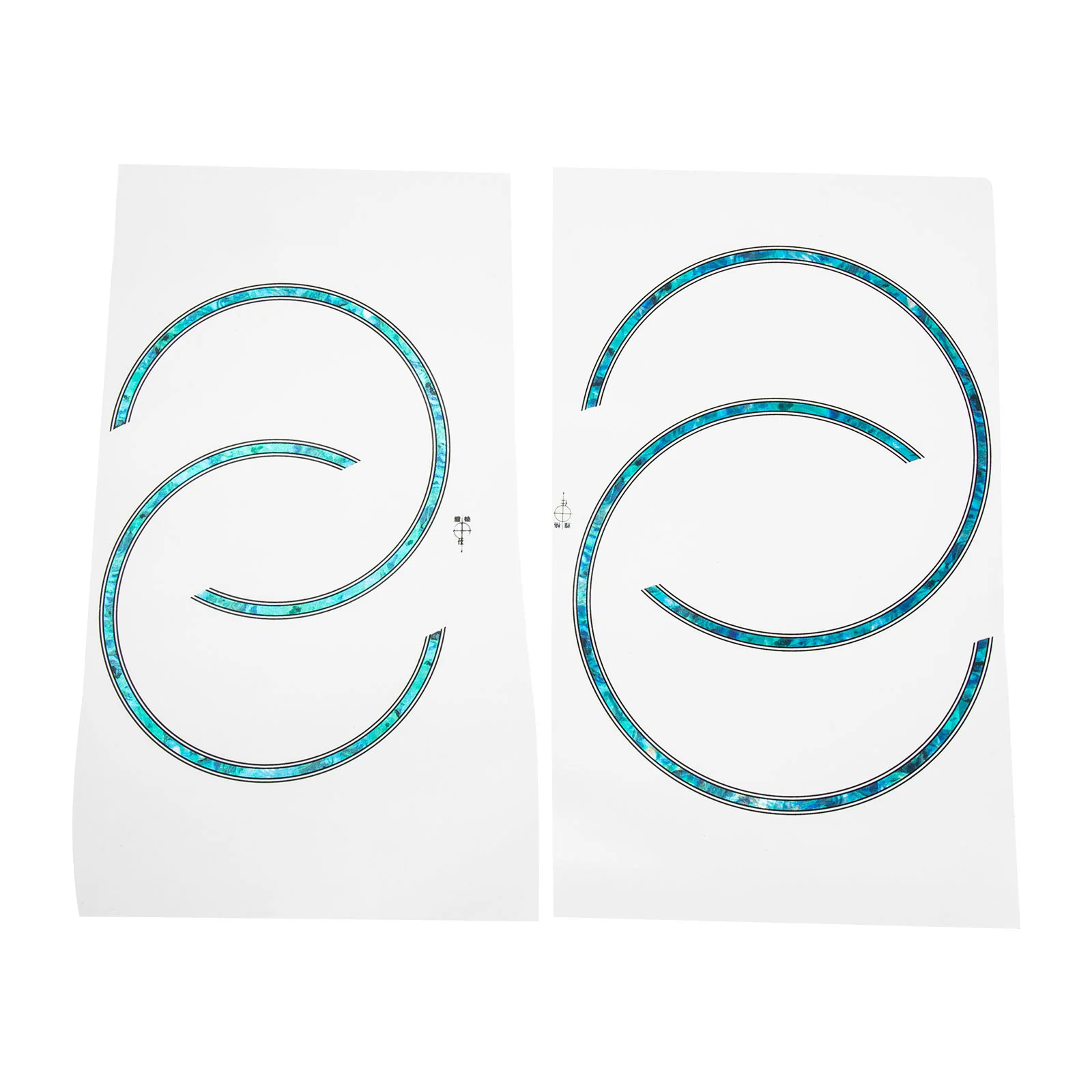 

4 шт., наклейки-розетки со звуковыми отверстиями