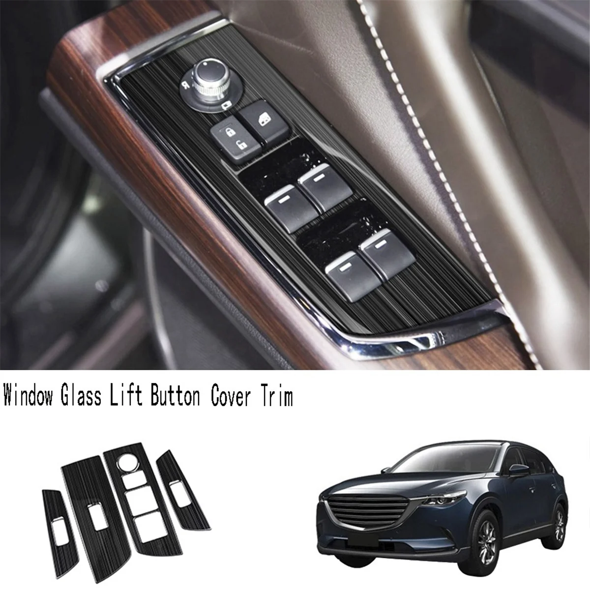 Панель для автомобильного стекла кнопки подъема крышка переключателя отделка