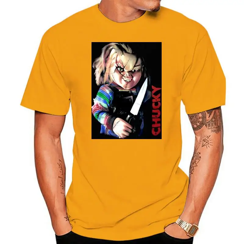 

Hot Chucky Horror T-Shirt Comedy Movie Adult Tee Men'S Unisex Graphic Men T Shirt 2022 Summer Male O-Neck Mens T Shirts