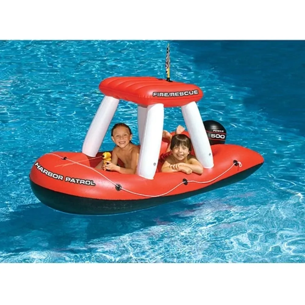 

Swimline Water Sports Squirter Inflatable Fireboat Pool Toy