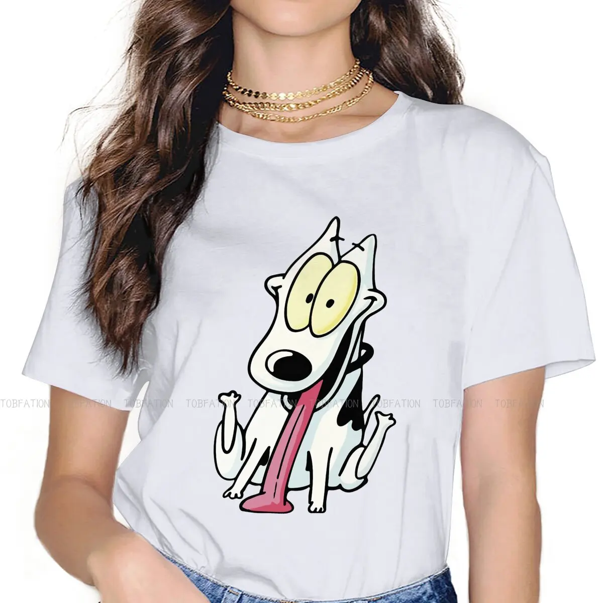 

Spunky Feminine Shirts Rockos Modern Life T-shirt Harajuku Vintage Female Blusas