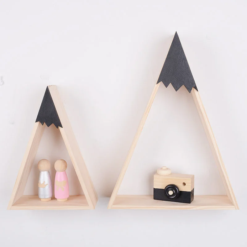 

2 шт./комплект, деревянные настенные полки для детской комнаты