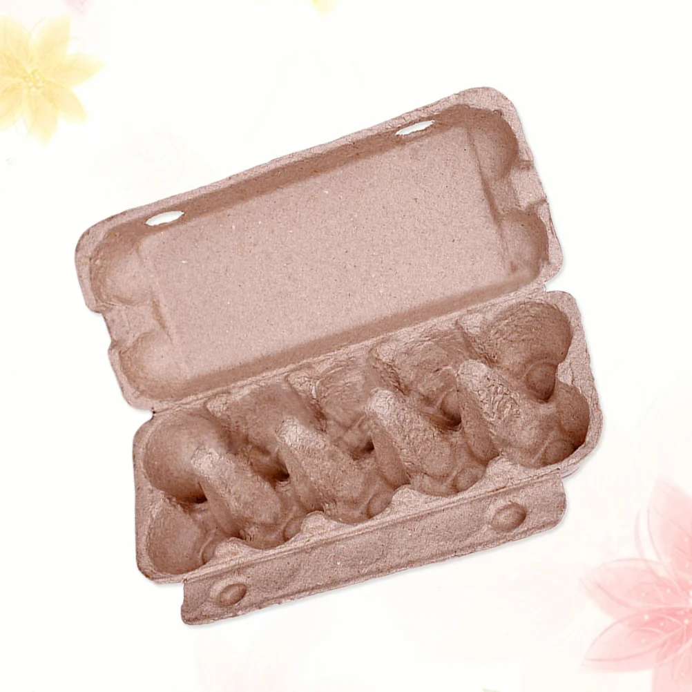 

Egg Holder Cartons Rack Storage Display Refrigerator Box Tray Grid Cardboard Empty Bin Countertop Duck Container Folding