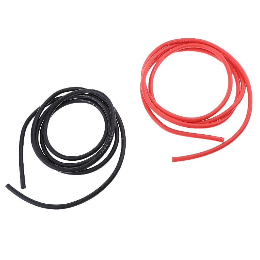 

Силиконовый провод 10AWG подходит для аккумуляторных кабелей RC и других устройств.