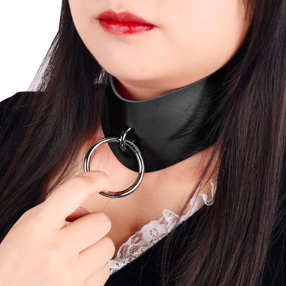 Kpop популярный сексуальный ошейник поводок БДСМ кожа экзотические заклепки