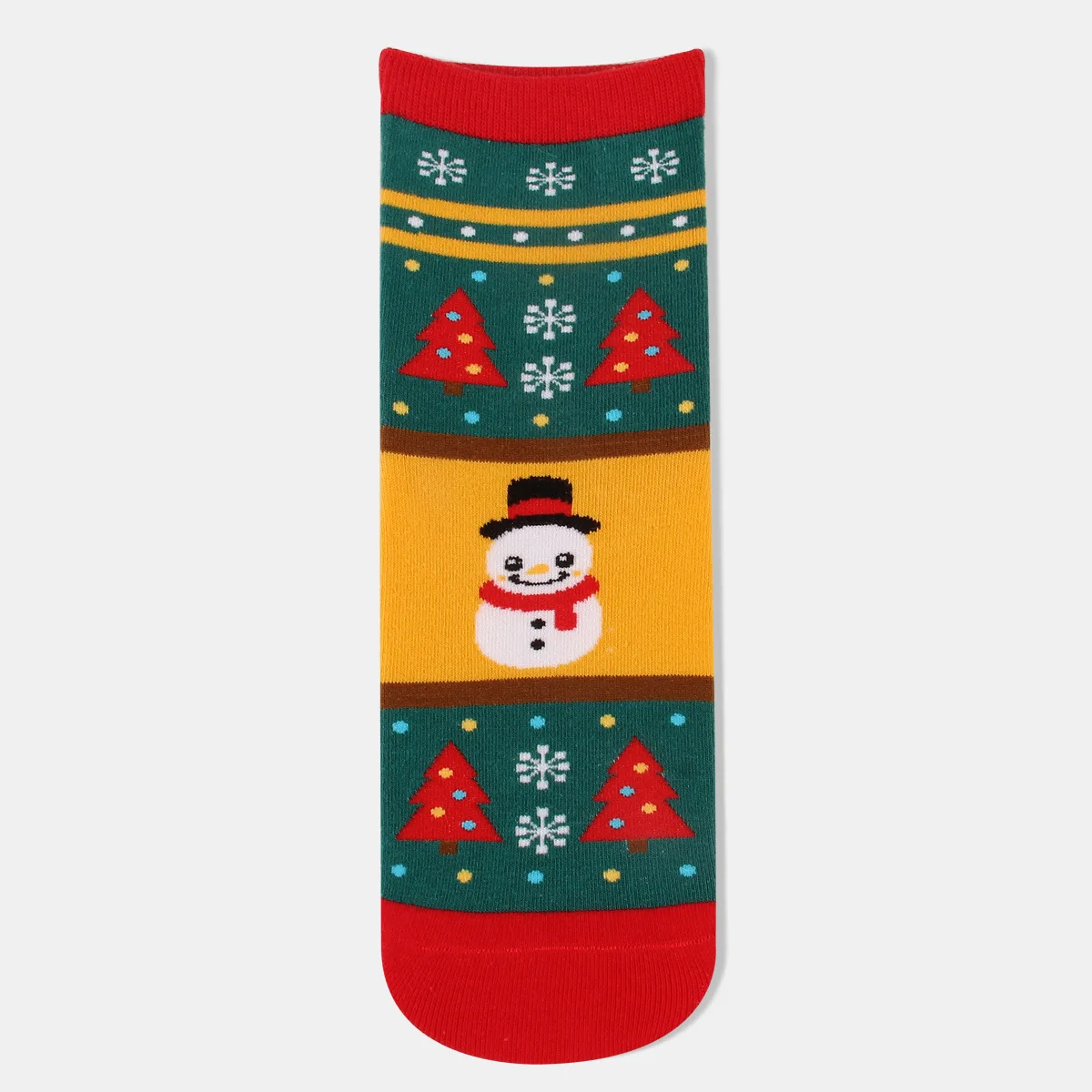 12 Pairs of Medium Tube Fashion Jacquard Cartoon Christmas Women's Socks All-match Cute Elk Socks