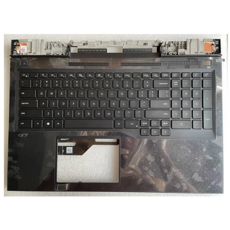 Верхний чехол для упора рук ноутбука Dell G7 7700 с клавиатурой подсветкой 0RC7PR RC7PR
