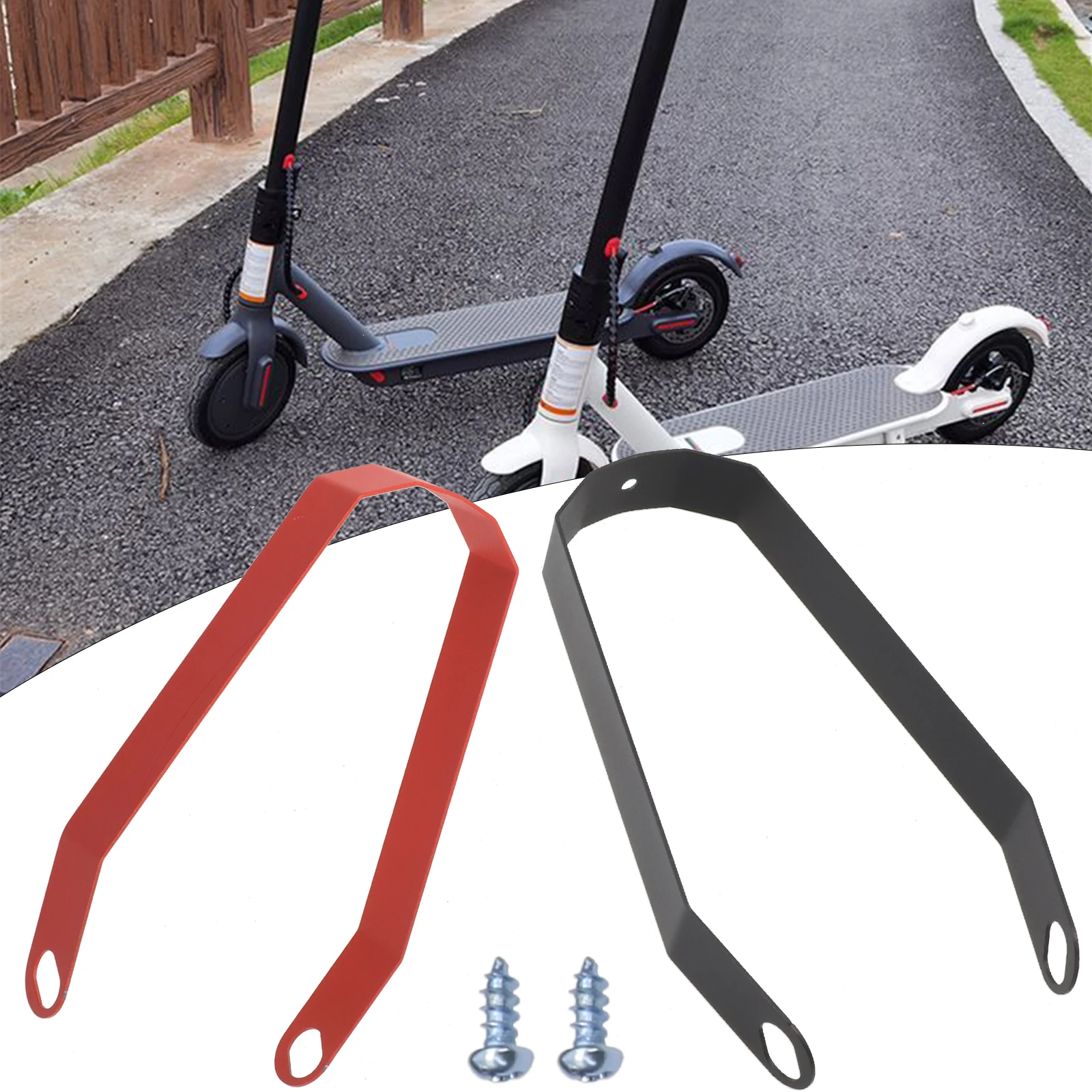 

Rear Fender Support With Screw Set For Xiaomi M365/Pro Electric Scooter Metal Red/Black 14*16*2cm Bike Accessories