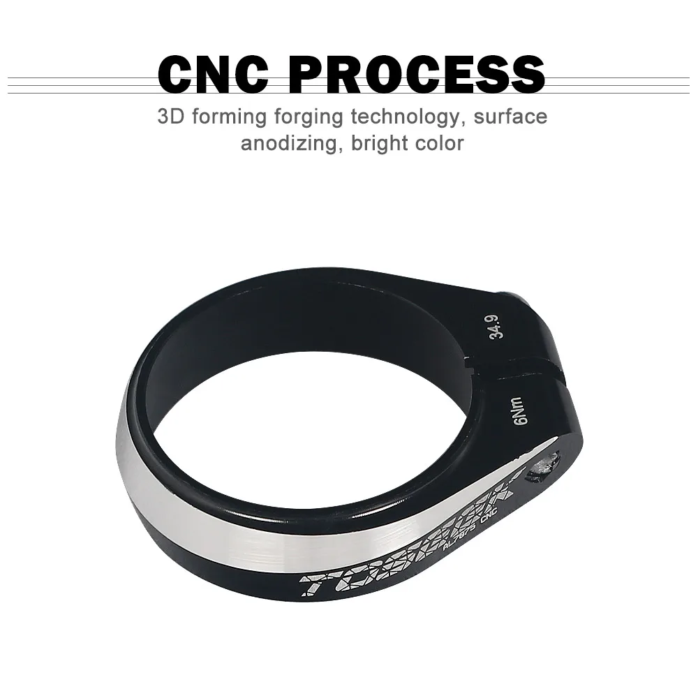 TOSEEK Зажим для подседельного штыря велосипеда Зажимы Запчасти велоспорта 31 8/34 9 мм