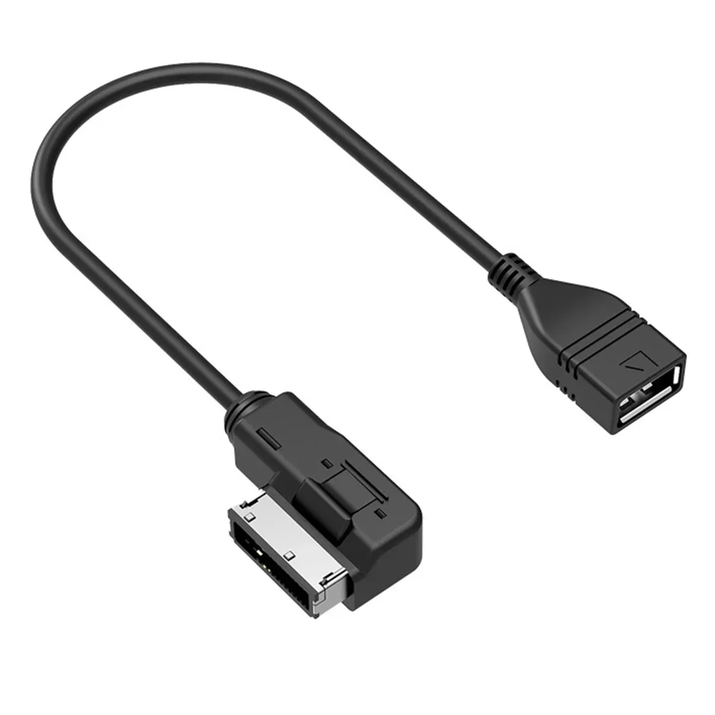 Автомобильный USB AUX музыкальный кабель AMI sma Plug And Play черный для A4L A5 A8 Q5 из ПВХ новый