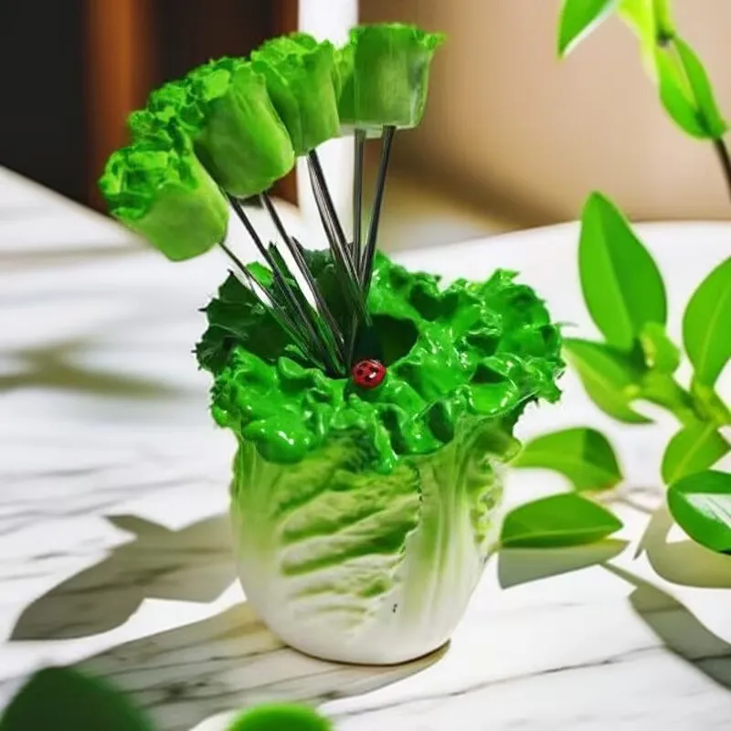 WHYOU овощная форма романтическая еда вилки для фруктов закуски десерты аксессуары