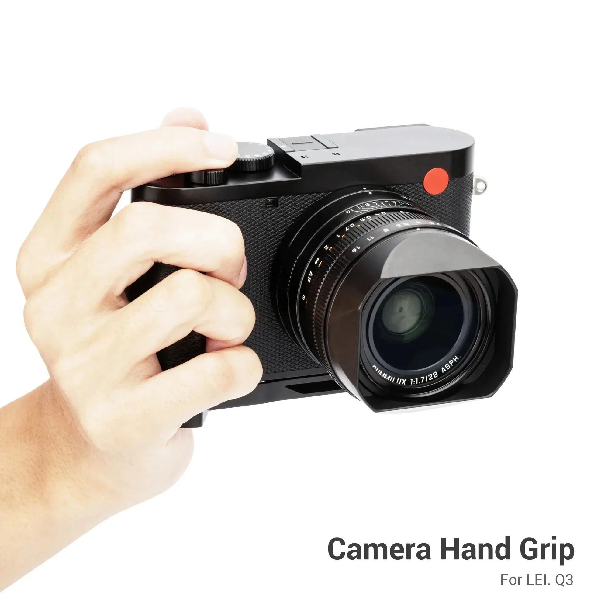 Фото JJC Q3 Ручка для камеры L-держатель кронштейна для аксессуаров Leica Q3 Камера с внутренней резьбой 1/4 