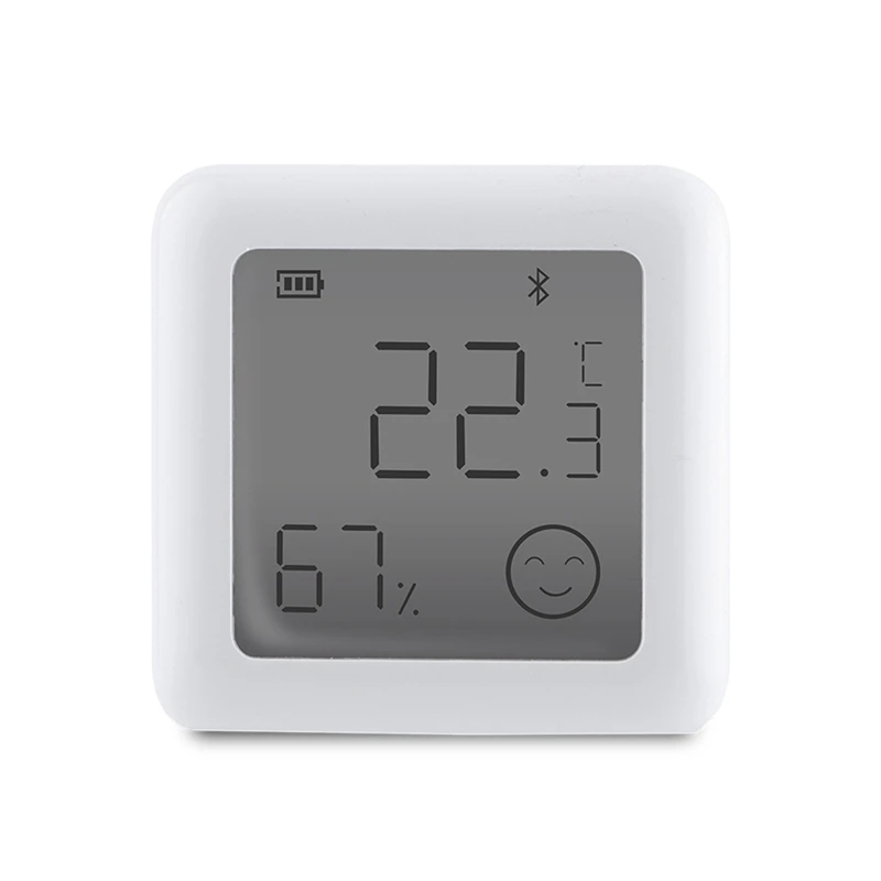 

Умный Bluetooth датчик температуры и влажности Tuya, комнатный гигрометр с ЖК-дисплеем, термометр, дистанционное управление через приложение, Alexa