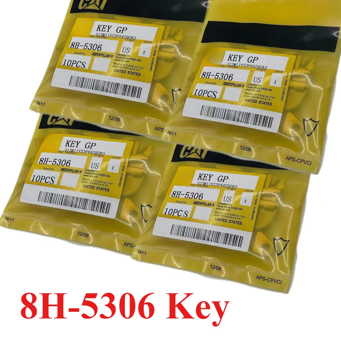 10 клавиш 8H5306 8H-5306 8398 для основного отключения Caterpillar 931B 931C 933 933C 935B 935C 939 939C 941 943 951B