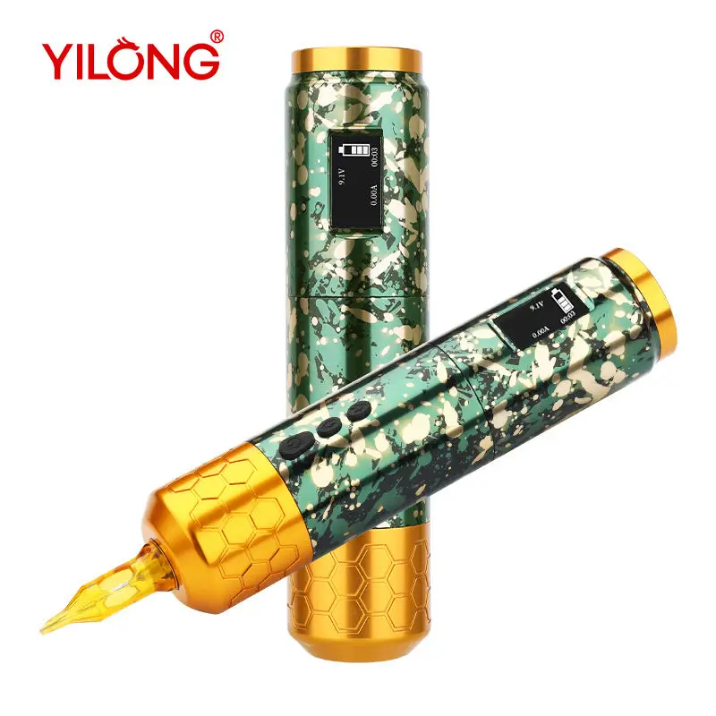 

Tattoo Pen Wireless F2 Yilong Removable Rechargeable Battery Tattoo Gun PMU Machine Digital Rotary Tattoo Pen Machine