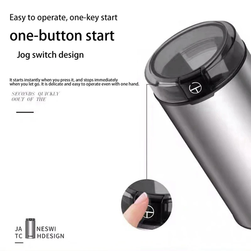 Электрическая кофемолка с лезвием из нержавеющей стали