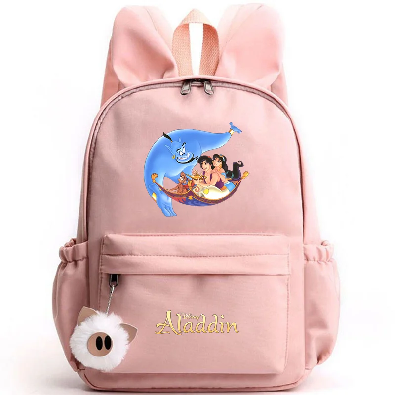 Алладин Принцесса Жасмин рюкзак для девочек мальчиков студентов подростков