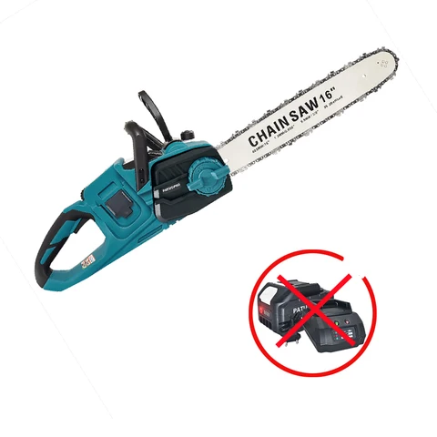 PATUOPRO 16-дюймовая аккумуляторная цепная пила для Makita 18 В