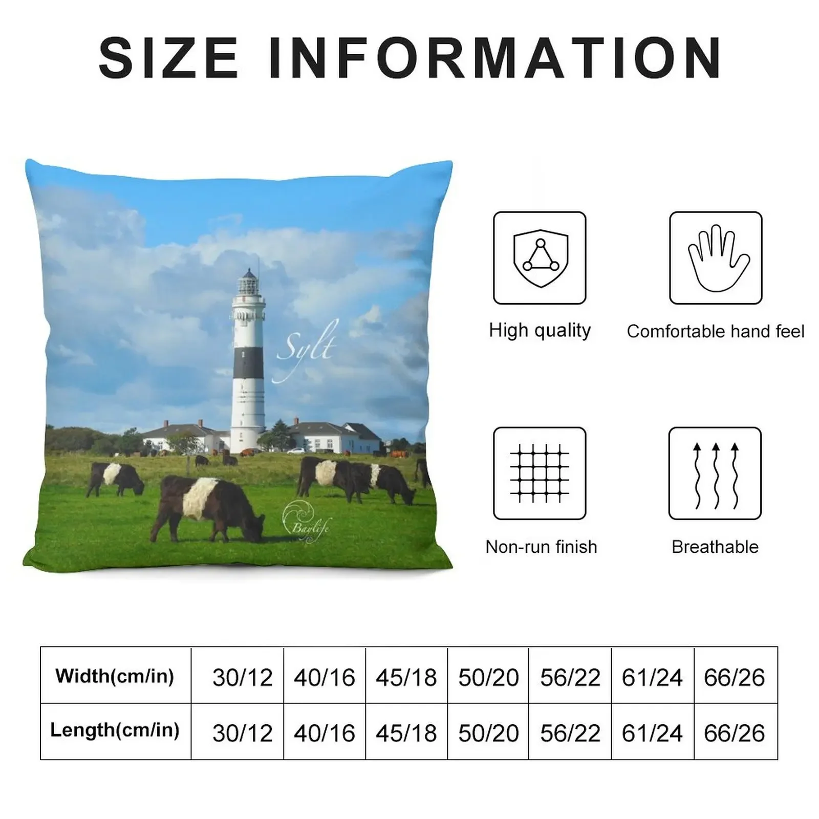 Sylt маяк Kampen Langer Christian декоративная подушка наволочка роскошные наволочки для