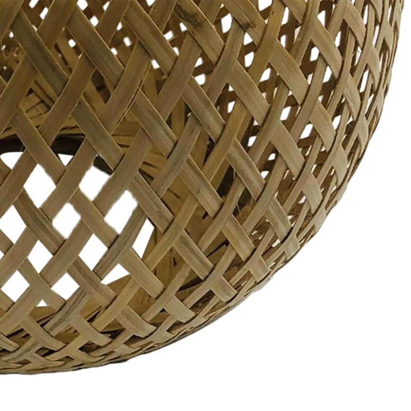 

Bamboo Woven Pendant Light Shade Cover Rustic for Ceiling Lights