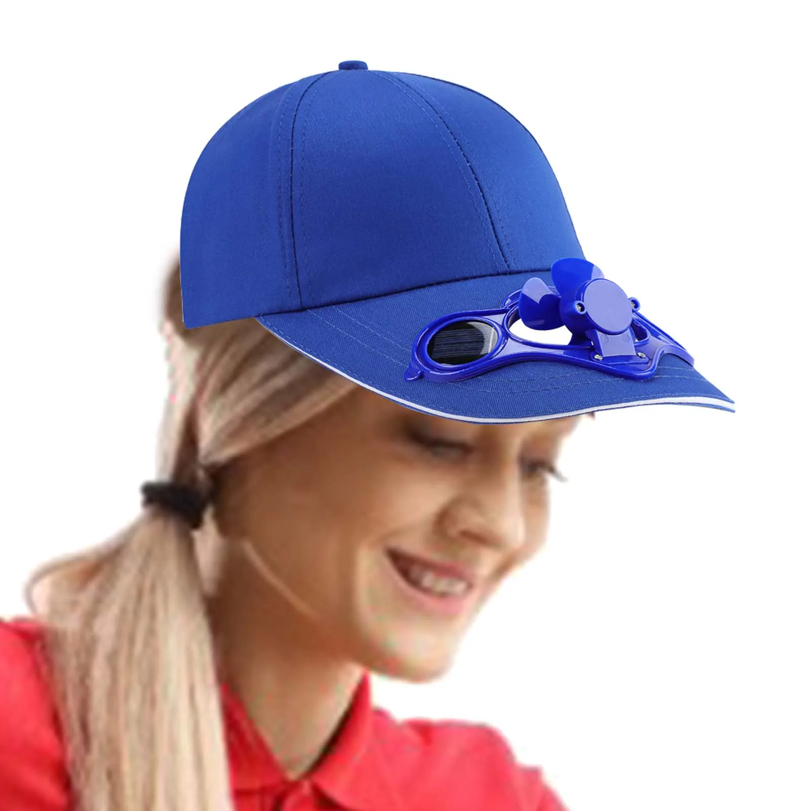 

Головного убора унисекс с солнечной батареей, летняя шляпа с охлаждающим вентилятором, бейсбольная шляпа с солнцезащитным козырьком для де...