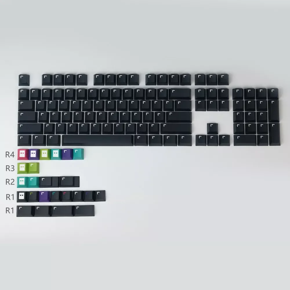 

128 Keys/set GMK Pixel Keycaps PBT Dye Sublimation Key Caps Cherry Profile Keycap With R1 1.75U 2U 1.5U Supplement