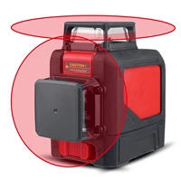 8 lines 3d red laser level self leveling 360 degre horizontal and vertical cross lines electronic tools