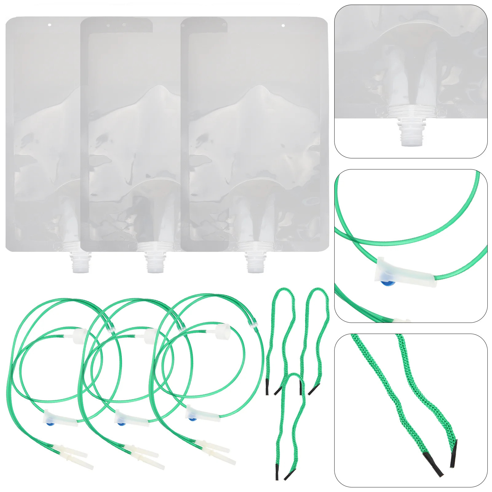 

3 Sets Gardening Supplies Tree Water Bag Dripping Injector Plastic Plants Life Support Watering