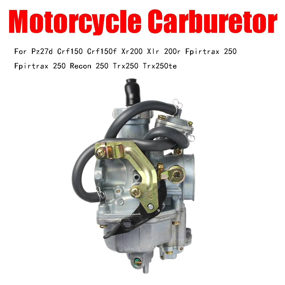 

Motorcycle Carburetor With Accelerating Pump For Pz27d Crf150 Crf150f Xr200 Xlr 200r Fpirtrax 250 Fpirtrax 250 Recon 250 Trx250
