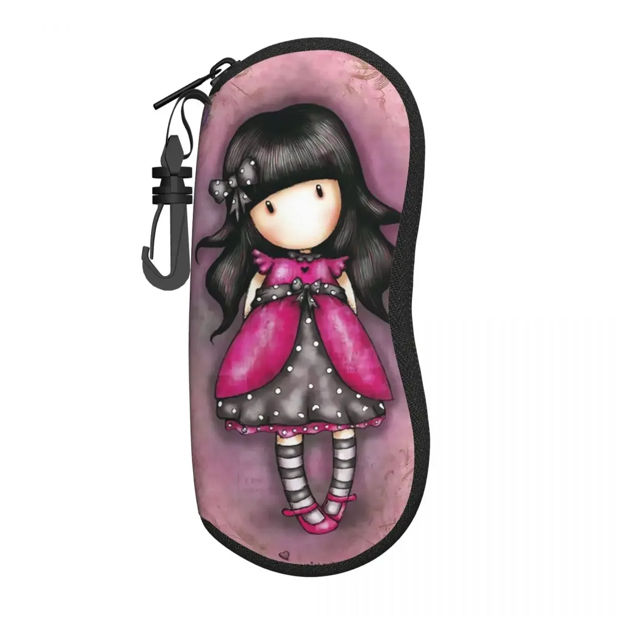 Бокс для хранения солнечных очков на молнии в розовом цвете