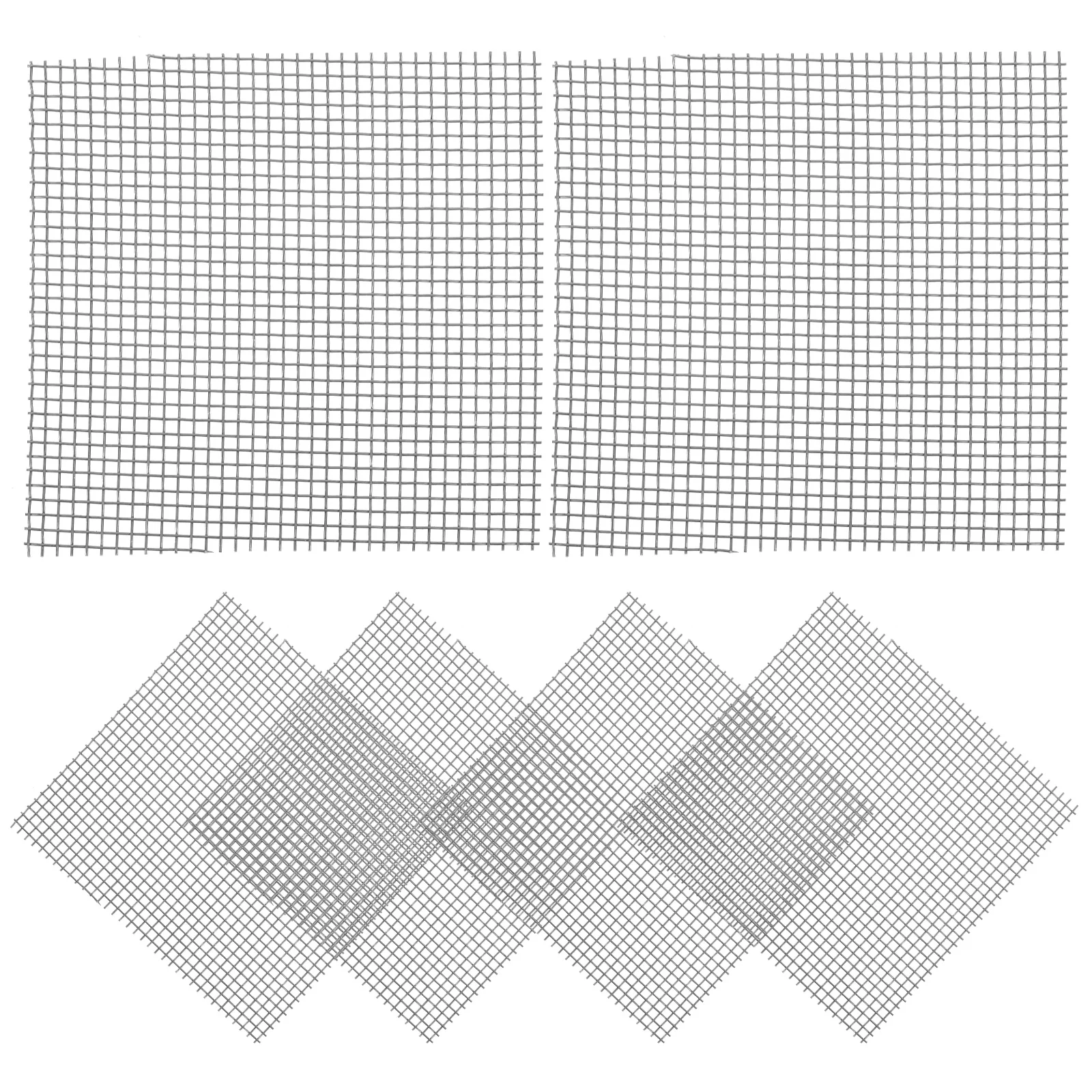 6 шт. сетка из нержавеющей стали с мохом аксессуары для аквариума посадки гибкий