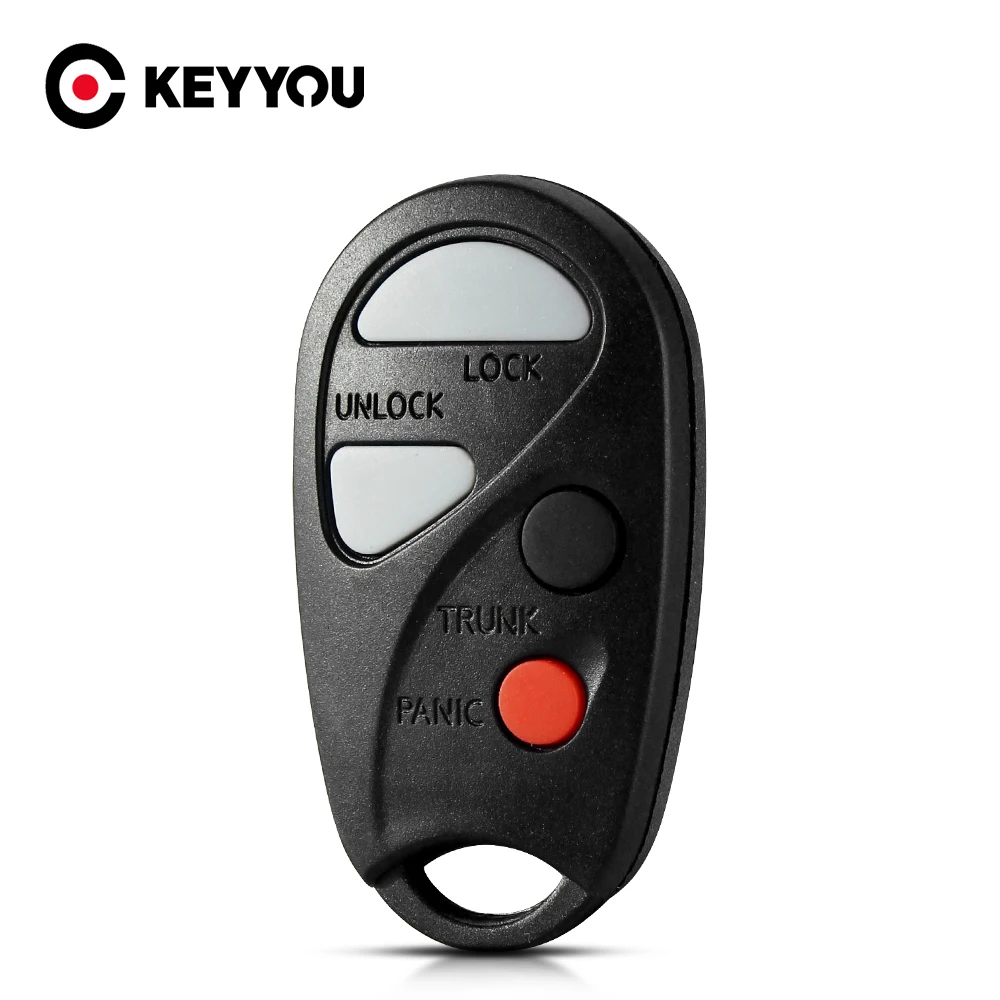 

Чехол KEYYOU для автомобильного ключа с 4 кнопками, чехол-брелок для Nissan Sunny Infiniti Sentra Maxima i30 G20 2000 2001 2002 2003 2004