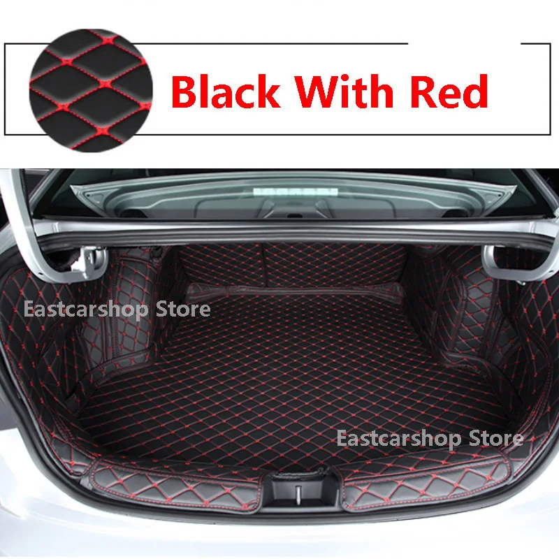 For Volkswagen VW Jetta MK7 A7 2021 2020 2019 Car All Surrounded Rear Trunk Mat Cargo Boot Liner Tray Rear Boot Luggage Cover