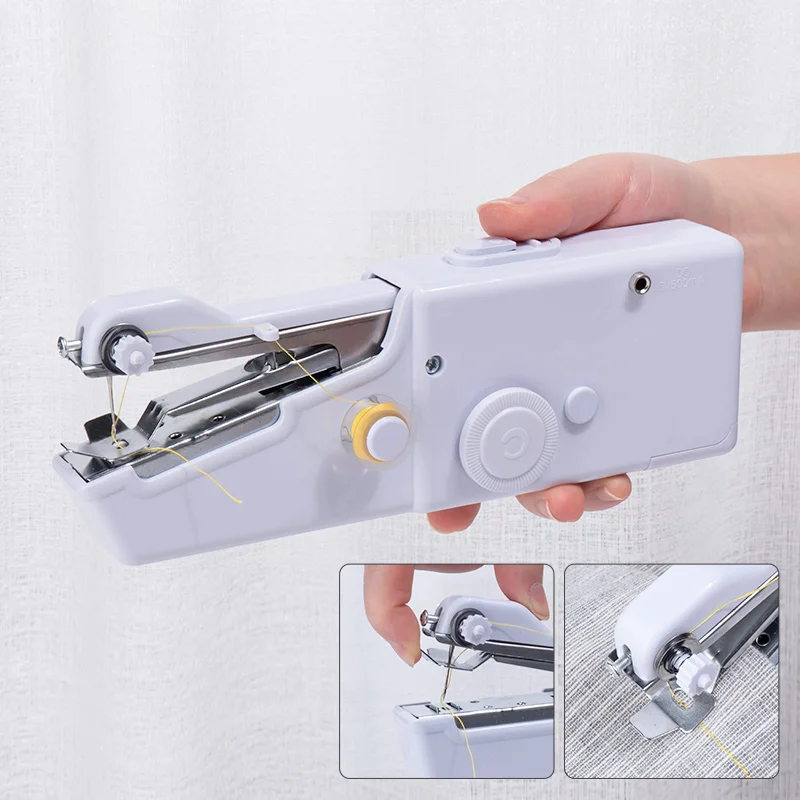 

Sewing machine home mini fully automatic portable handheld small electric tailor machine hand sewing mending clothes artifact