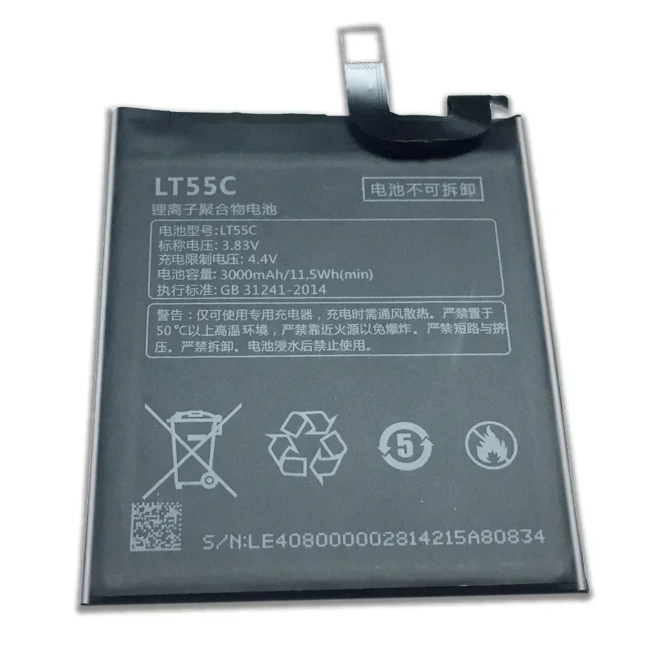 Сменный литий-полимерный аккумулятор LT55C для LeEco One S Letv Le Phone 1S X500 3000 мАч