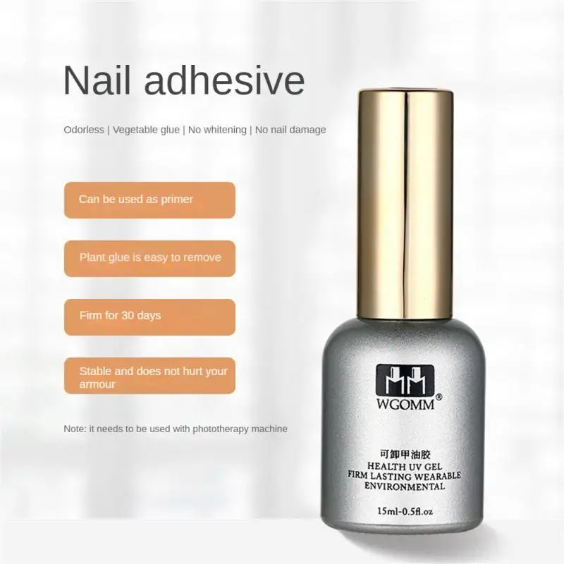 

15ml Nail Glue Gel UV LED Glue For False Nail Gel Polish Manicure Multi-function Nail Enhancement Basic Functional Adhesive Gel