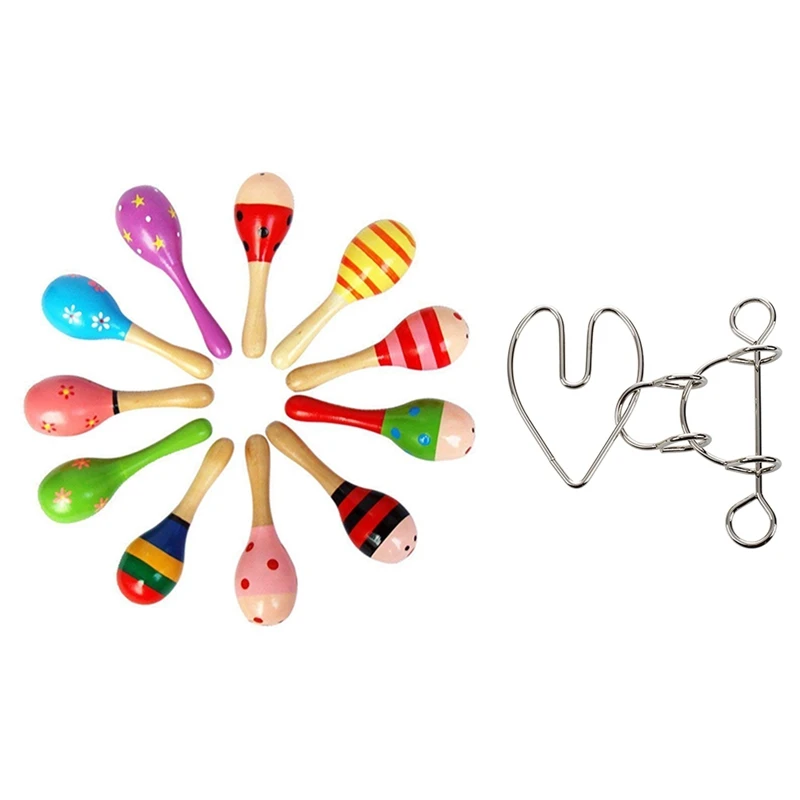 

1 шт., металлический пазл-погремушка для детей