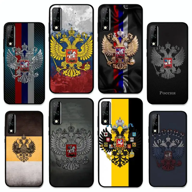 

Russia Russian Flags Emblem Phone Case for Huawei Y9 Y7 Prime Y9s Y8s Y8p Y6p Y6 Y5 Mate 50 20 Lite 10 Pro Cover