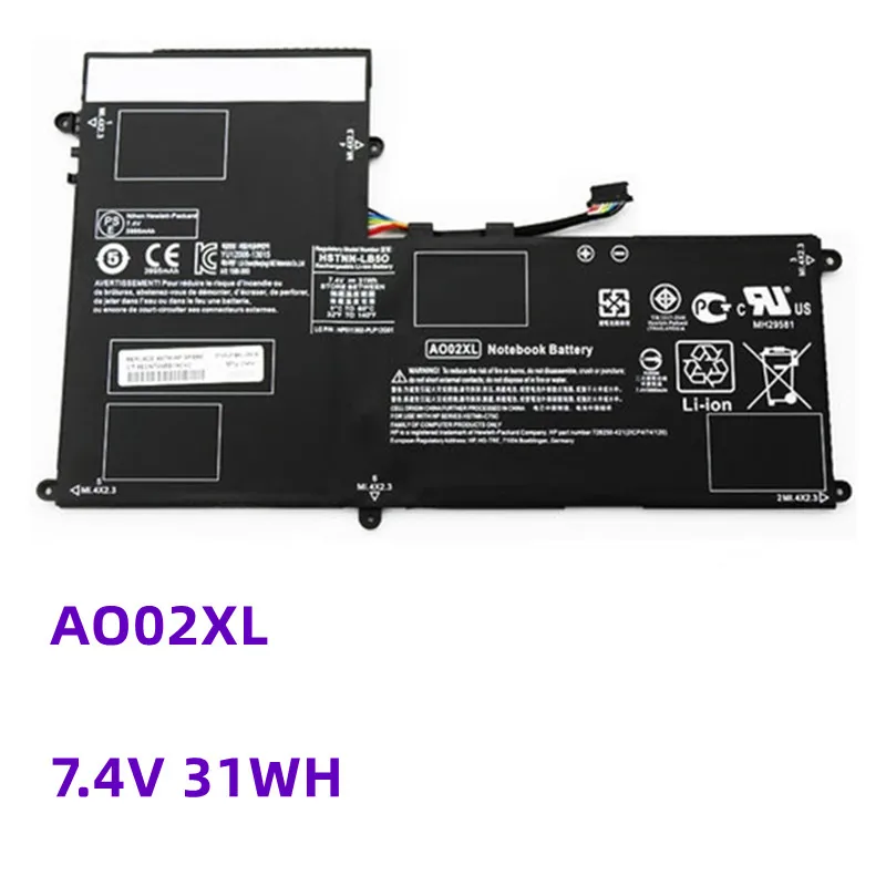 

AO02XL 7.4V 31WH Battery for HP ElitePad 1000 G2 HSTNN-LB5O HSTNN-C78C HSTNN-IB5Q 728250-1C1 728558-005 728250-421 A002XL