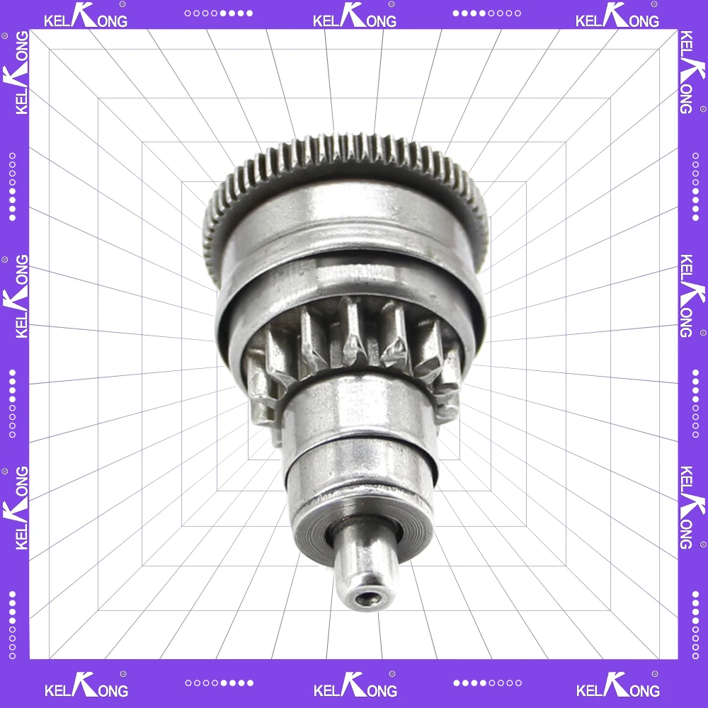 Шестерня сцепления стартера KELKONG для Bendix GY6 49cc 50cc 139QMB 139QMA, китайский скутер, мопед, вездеход, карта двигателя