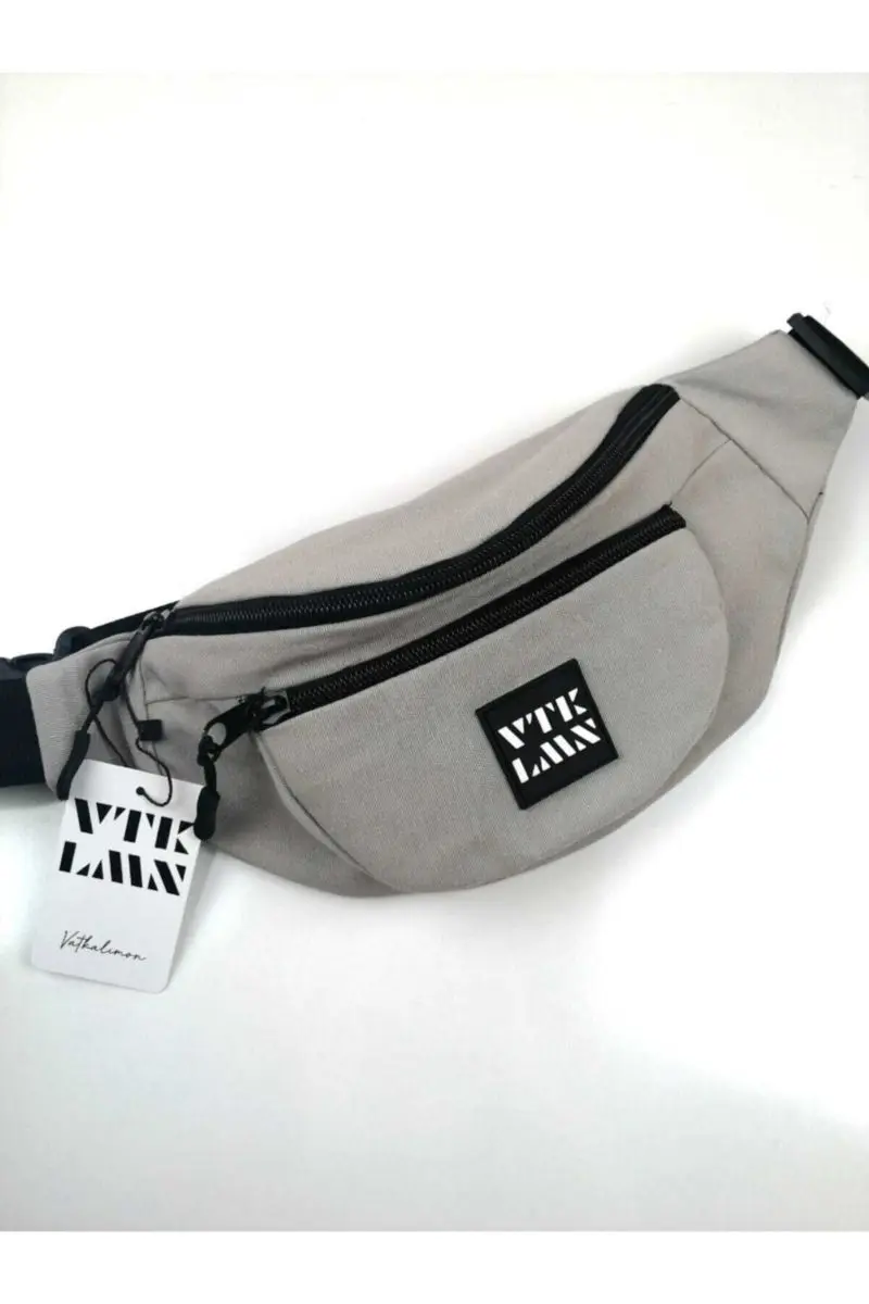 

Unisex Women Men Grey High Quality Outdoor Shoulder And Waist Bag