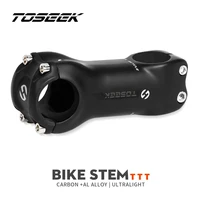 toseek super light full carbon fibre bicycle stem bike parts matte angle 6 17 degrees length 708090100110120130mm