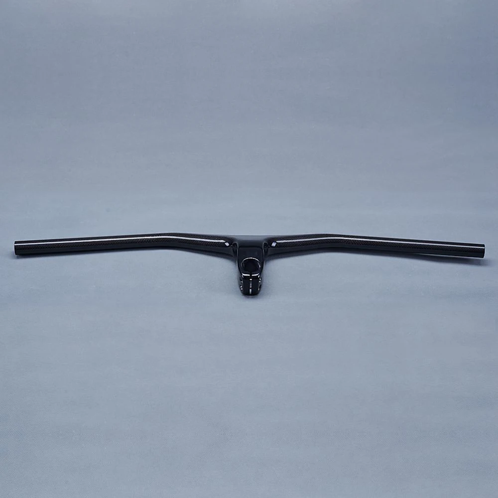 БЕЗ ЛОГОТИПА Глянцевый карбоновый руль 3K MTB Велосипедный Горный интегрированный