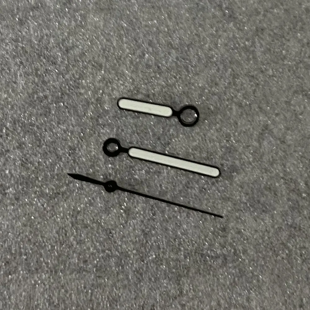 Watch Hands Accessories Black Edge White Watch Hands Fit Assembling NH35 NH364R Automatic Movement