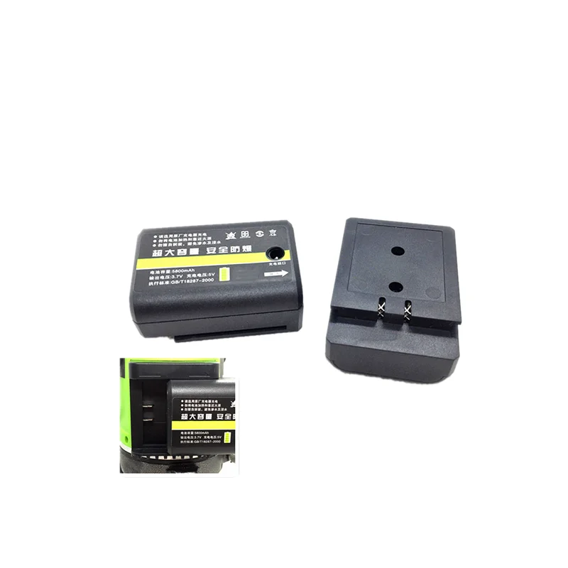 Мощный заряжаемый лазерный уровень 6800 мАч с аккумулятором строительные