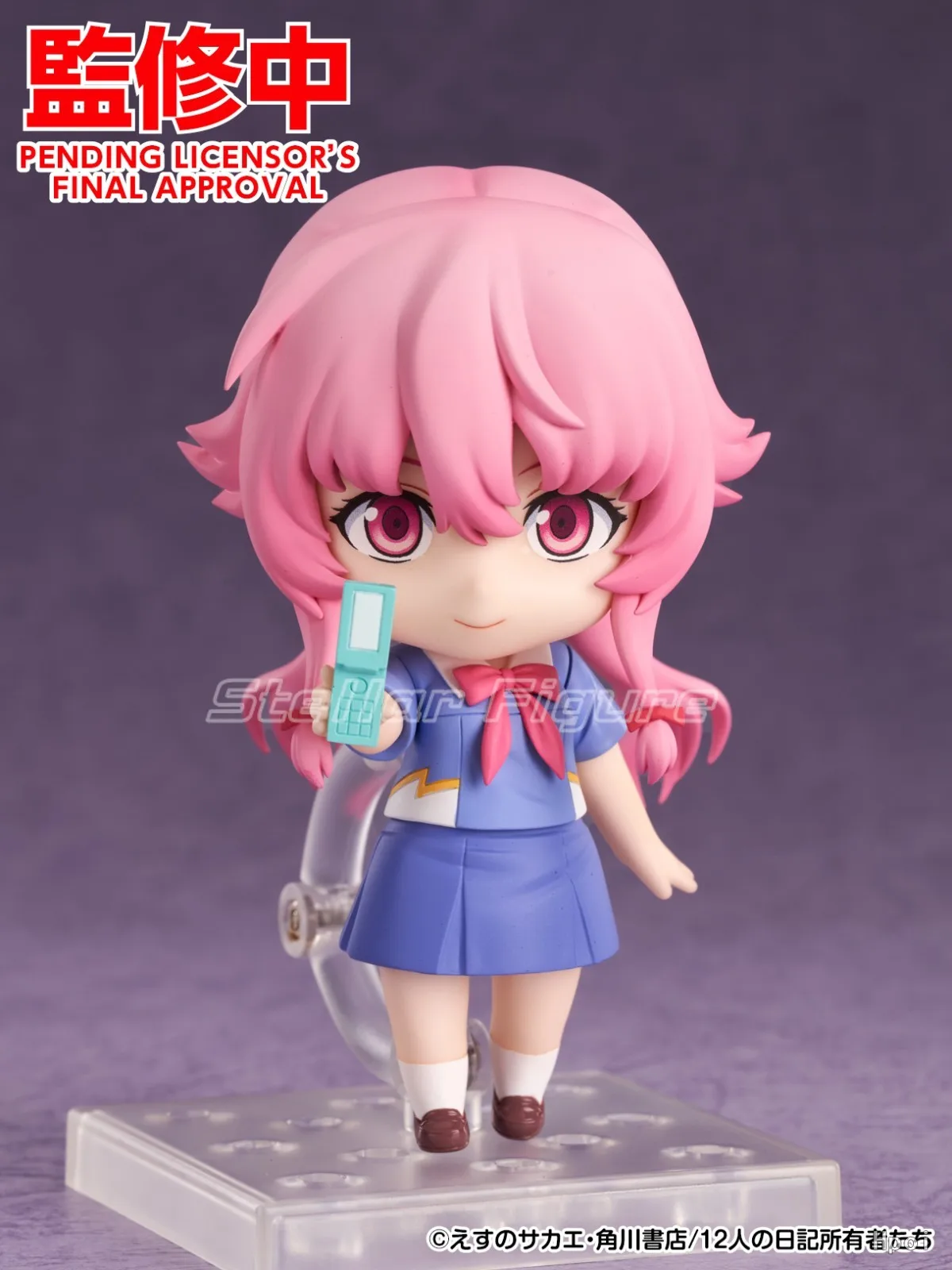 Фото 【SF】В наличии GSC Nendoron 2316 Future Diary Yuno Gasai: Коллекционная фигурка-модель, подарок №5