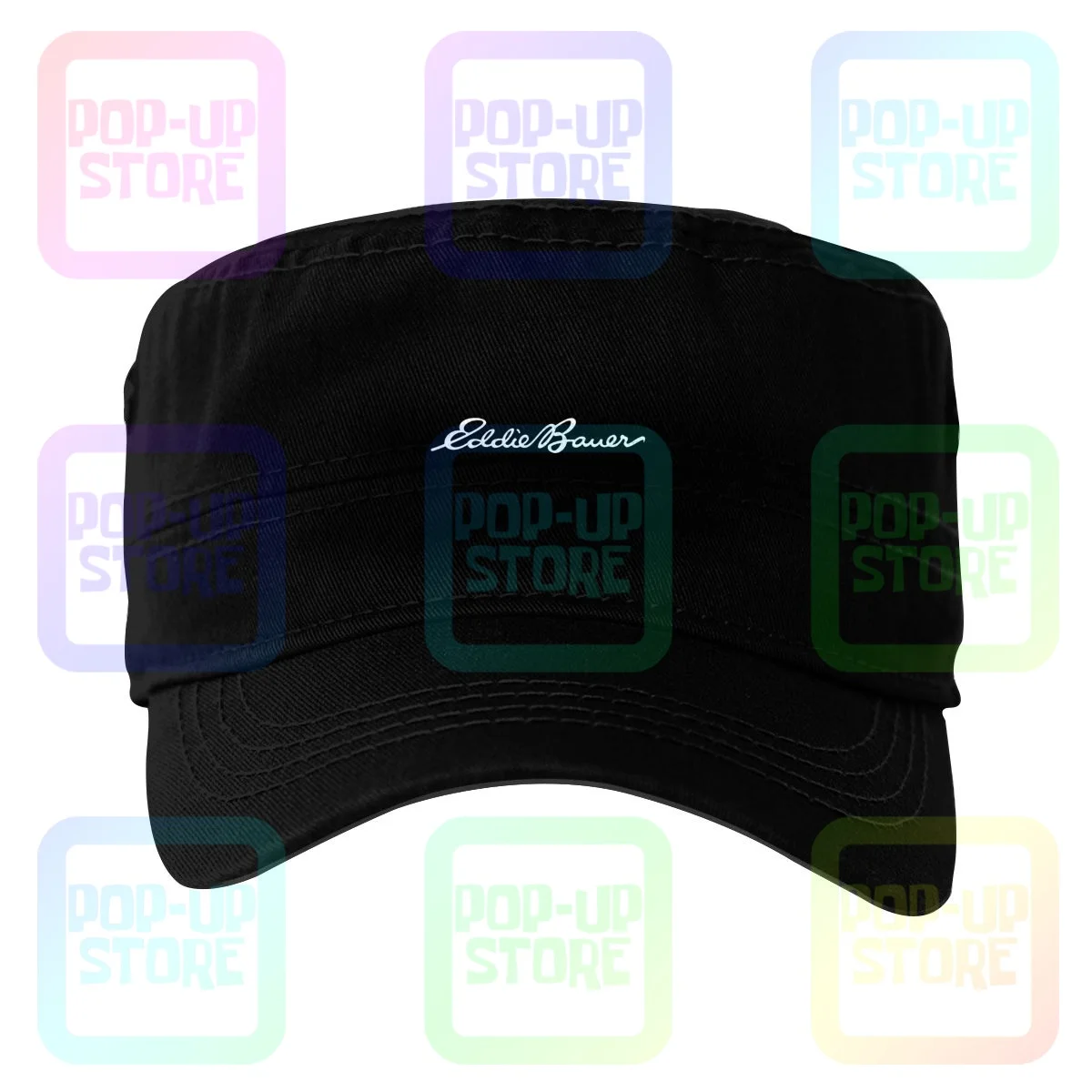 Эдди Бауэр логотип военные шляпы плоские кепки кадет шляпа редкий открытый