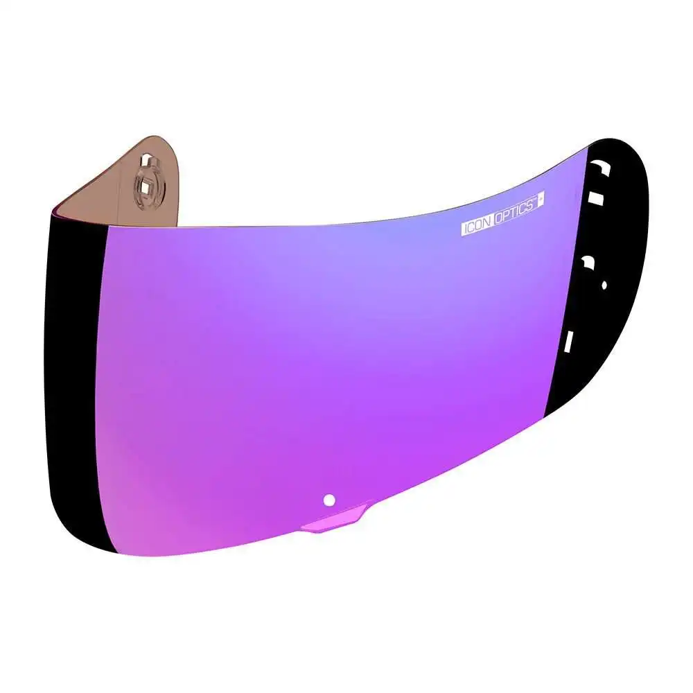 Визор Optics для шлема Icon фиолетовый зеркальный (Airmada Airframe Pro Airform) |