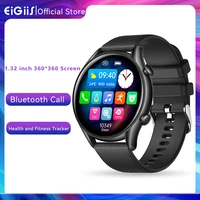 eigiis smartwatch men custom dial call watches bluetooth answer call waterproof women sports fitness tracker smart clock