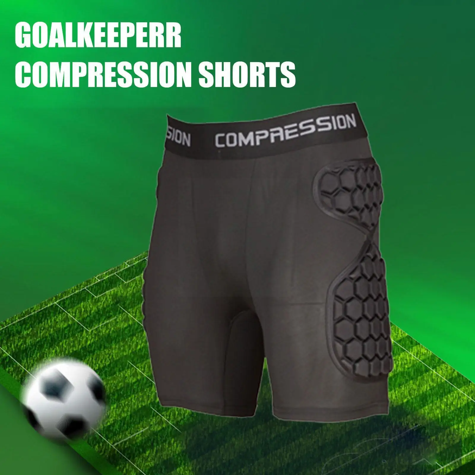 

Soccer Goalkeeper Uniforms Thicken Sponge Protective Shorts Football Protective Shorts Training Equipment L5f9